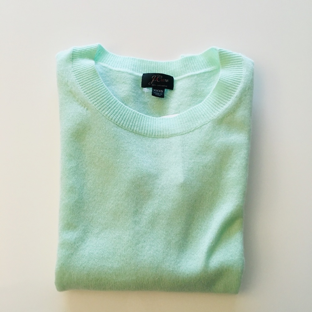 J.CREW - Cashmere Crewneck Sweater - XXXS